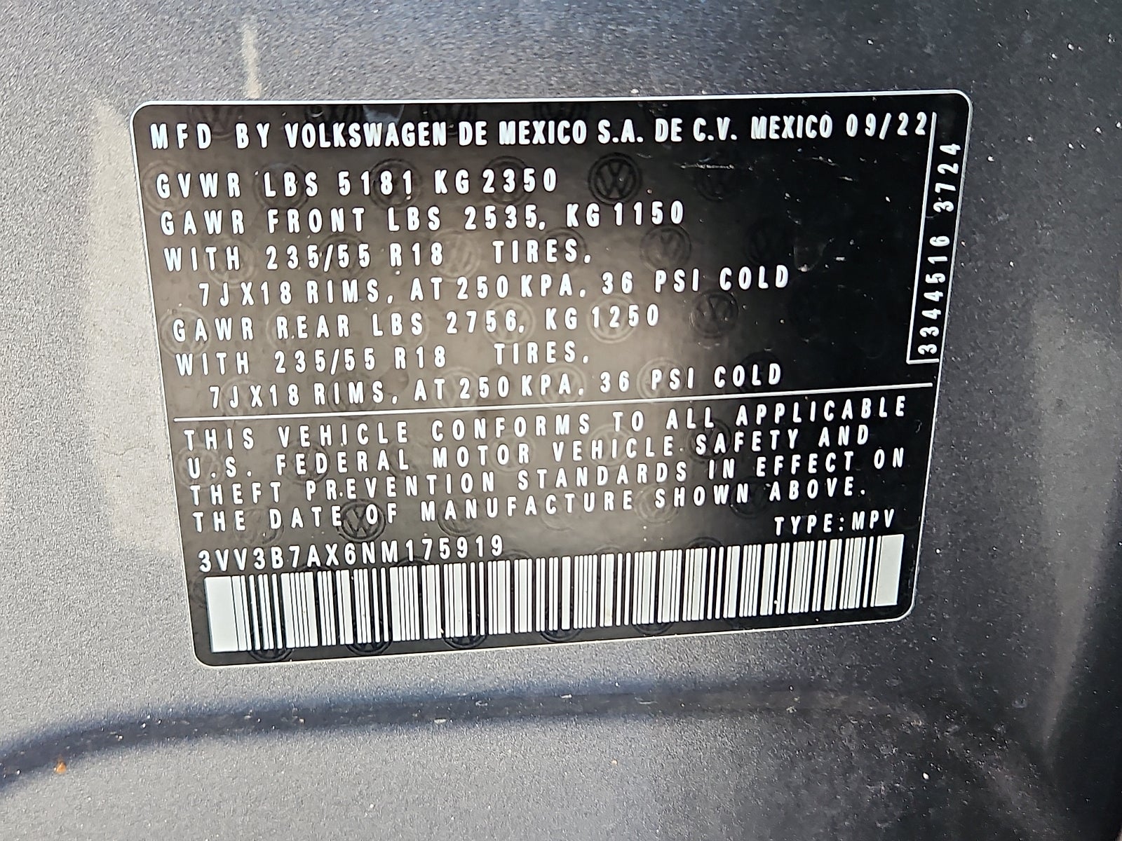 2022 Volkswagen Tiguan SE