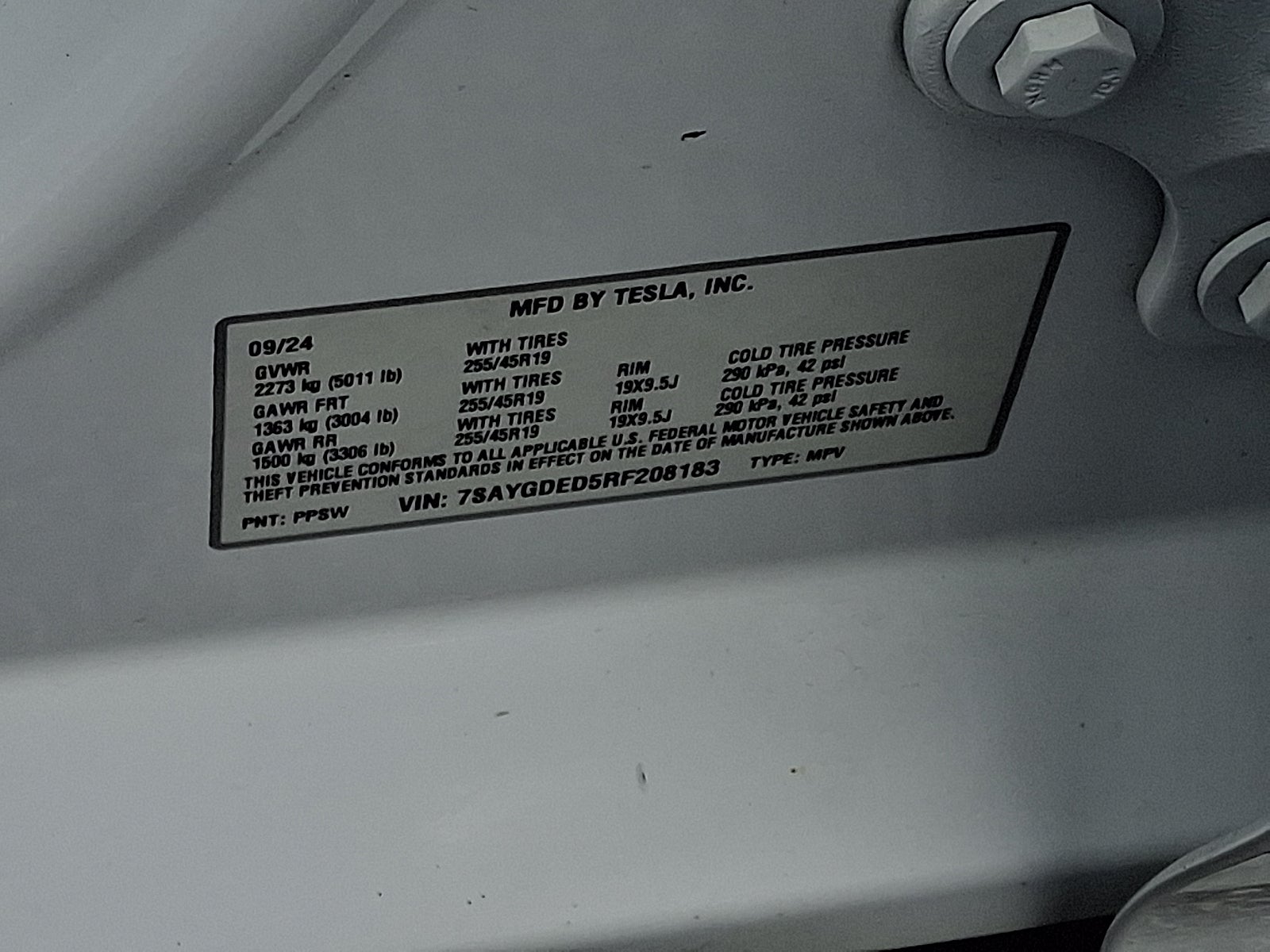 2024 Tesla Model Y Long Range