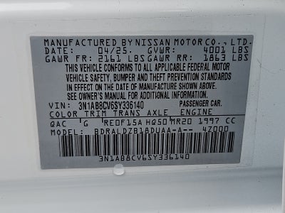 2025 Nissan Sentra SV