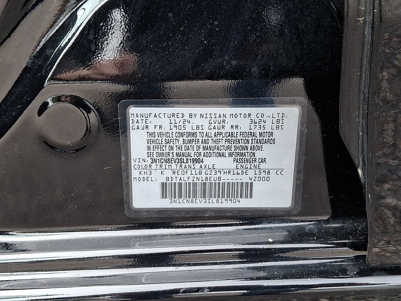 2025 Nissan Versa SV