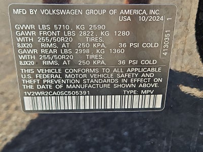 2025 Volkswagen Atlas 2.0T SE w/Technology