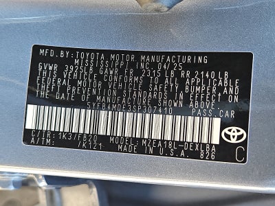 2025 Toyota Corolla LE