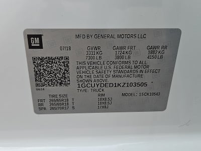 2019 Chevrolet Silverado LT