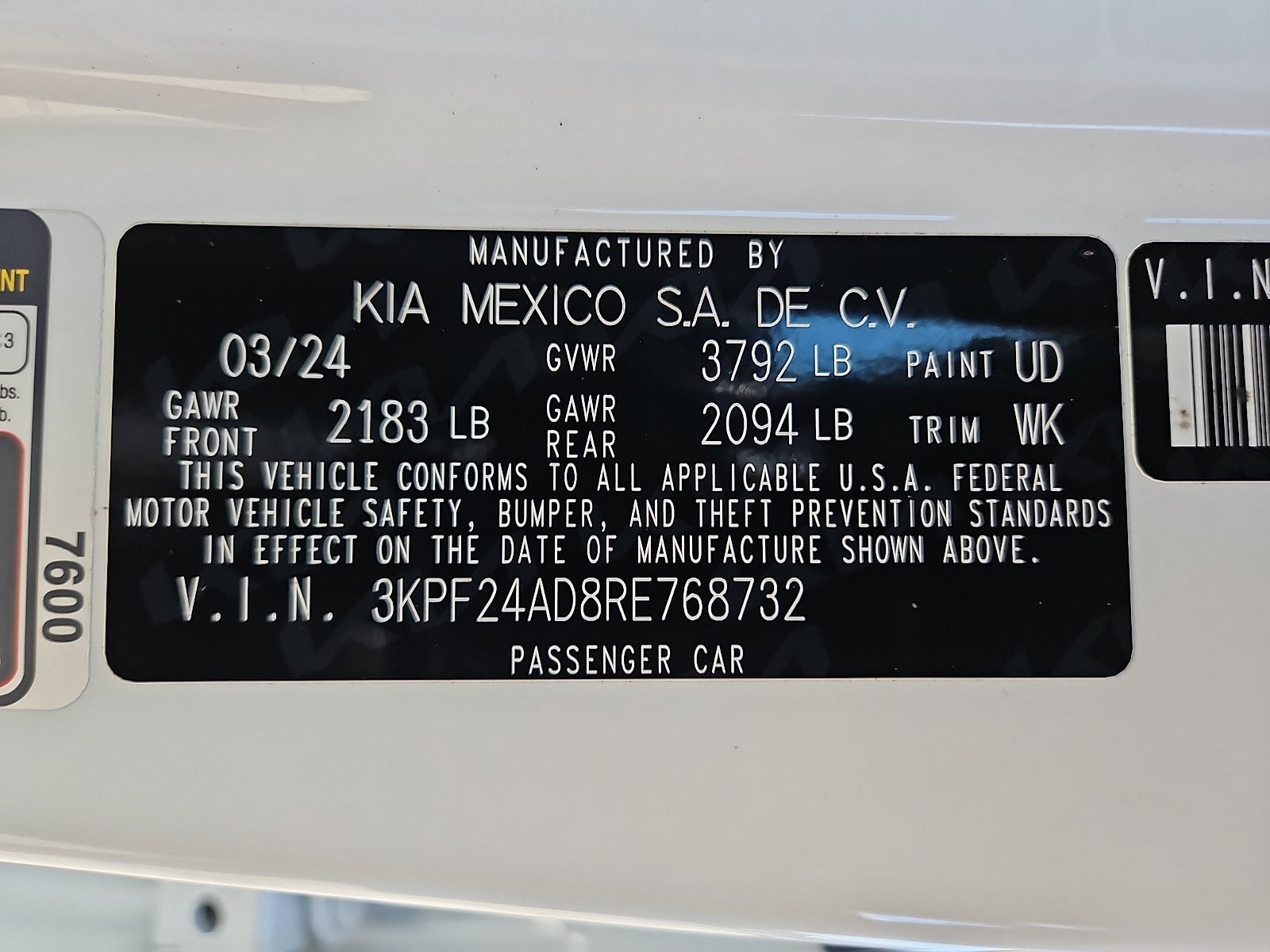 2024 Kia Forte LX