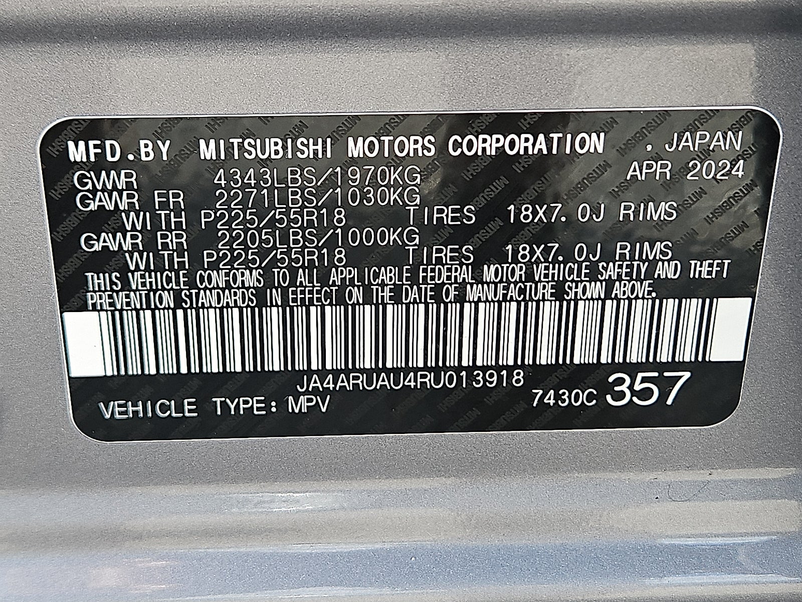 2024 Mitsubishi Outlander Sport LE
