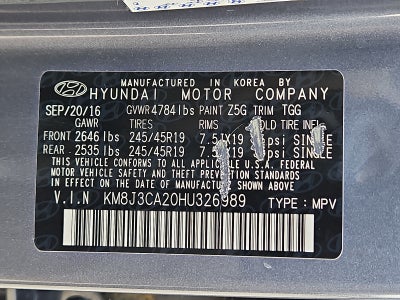 2017 Hyundai Tucson Sport